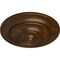 Ekena Millwork Classic Ceiling Medallion (Fits Canopies up to 4 1/8"), 13 1/4"OD x 1/2"P, Root Beer Crackle CM13CLRBC - alternate 4